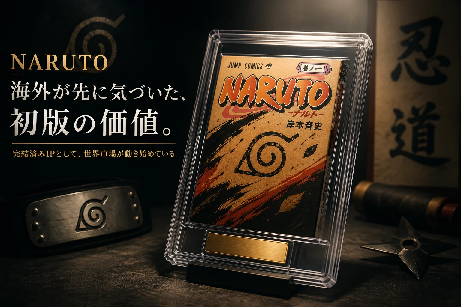 NARUTO——海外が先に気づいた、初版の価値